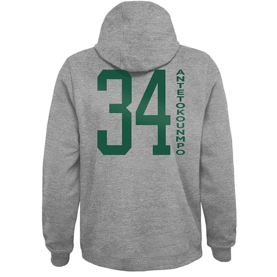 NBA Milwaukee Bucks 34 Giannis Antetokounmpo Herren Ziegen-Hoodie - Image 2