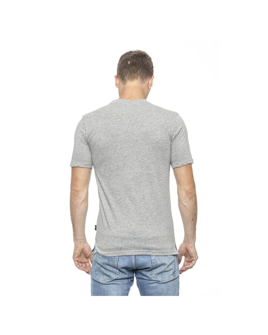 19V69 Italia Mens T-Shirt Grey Ivan Grey