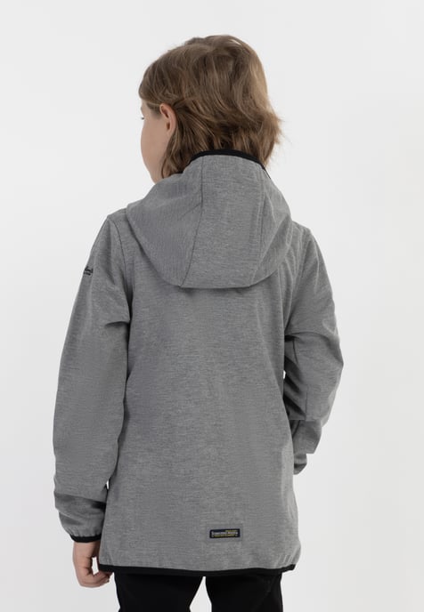 Schmuddelwedda Funktionsjacke jung grau melange - Image 4