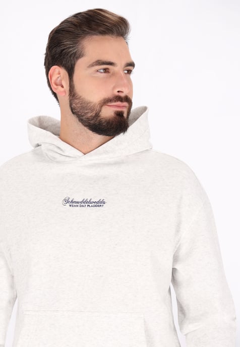 Schmuddelwedda Sweatshirt Herren Wollweiß-Melange - Image 5