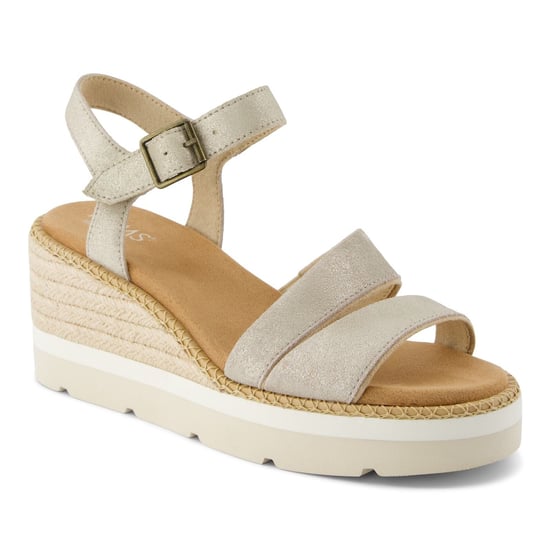 TOMS Darya Damen Sandalen aus Champagnerleder - Image 1
