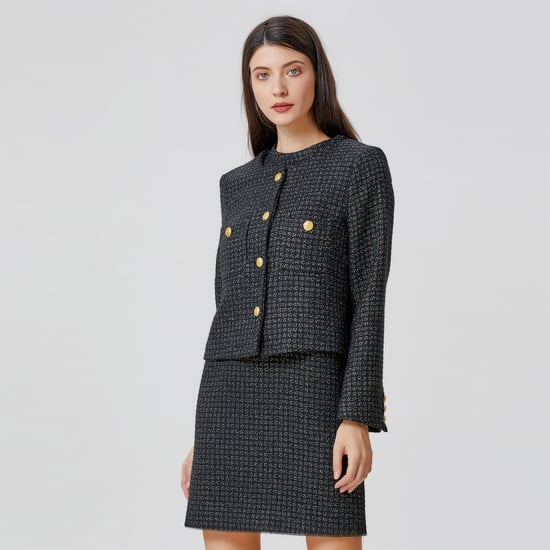 Tweed-Blazer-Aufnäher mit Taschen - Image 3