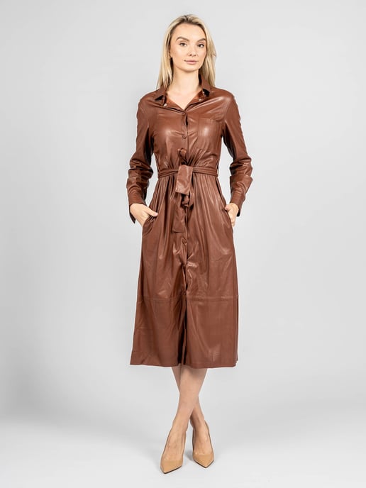 Pinko Kleid Maris Damen Braun - Image 2