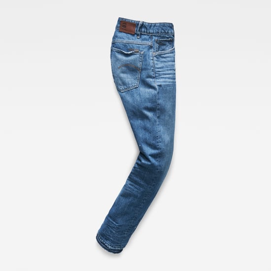 G-Star RAW 3301 Ultra High Straight Ripped 7/8-Length Jeans