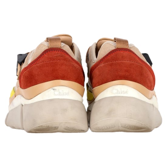 Chloé Sonnie Low-Top Sneaker aus mehrfarbigem Leder und Netzstoff - Image 4