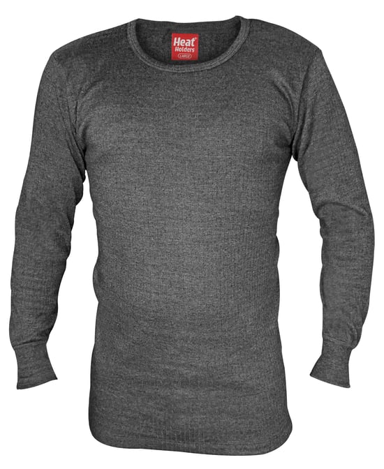 Heat Holders - Herren-Baumwoll-Wärmeunterwäsche Langarm-Top-Weste - Image 1