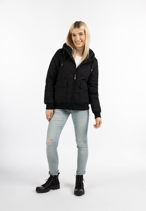 Dreimaster Blouson mit leichter Wattierung Damen Schwarz - Image 3