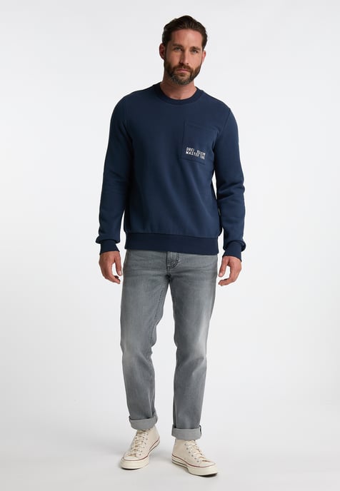 Dreimaster Sweatshirt Herren Dunkelmarine - Image 4