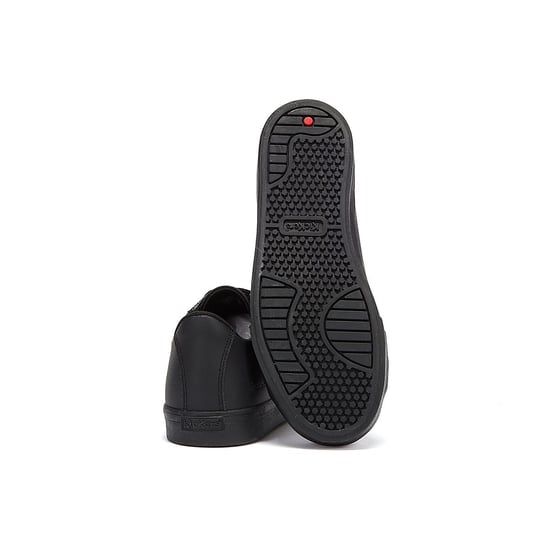 Jungen Mädchen Kickers Jugend Leder Tovni Lacer Turnschuhe - (Schwarz) - Image 4