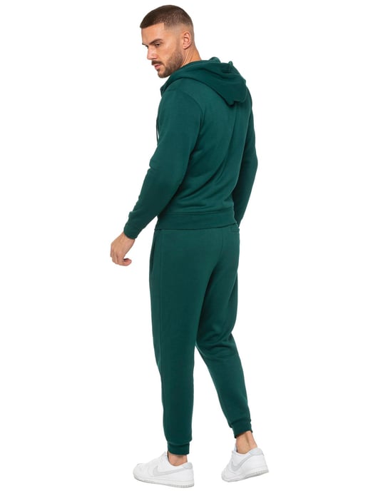Enzo | Herren Zip Hoodie Trainingsanzug Set - Grün - Image 3