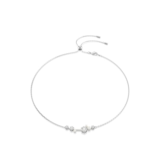 Swarovski 'Constella Bars' Damenhalskette aus Metall - Silber 5705626 - Image 1