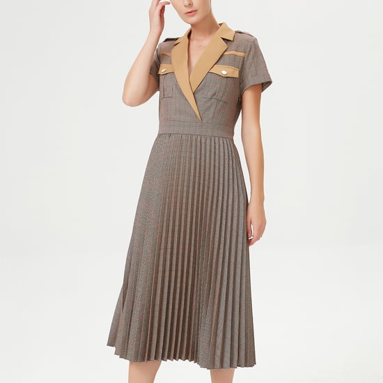 Faltenkleid im Prince-of-Wales-Stil - Image 3