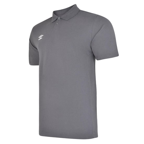 Umbro - "Essential" Poloshirt für Herren (Kohlen-Schwarz/Weiß) - Image 3