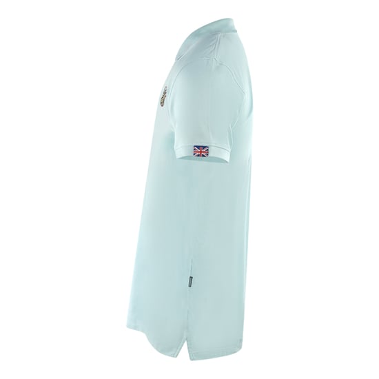 Aquascutum London Crest Hellblaues Poloshirt - Image 3