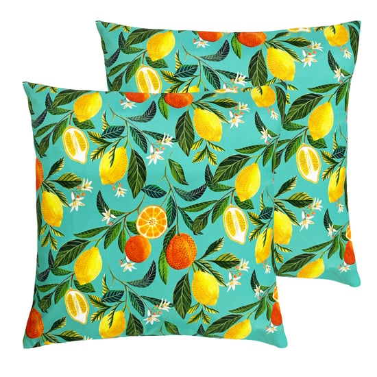 Orangenblüten Außenkissen (Zwillingspack) - Image 1