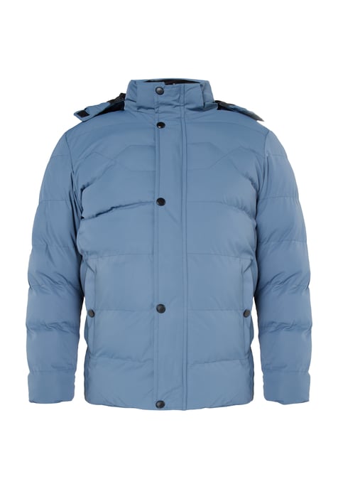 Mo Wattierte Steppjacke Herren Jeansblau - Image 1