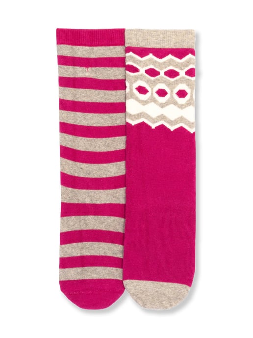 Kite Clothing Fair Isle Cosy Socks Pink