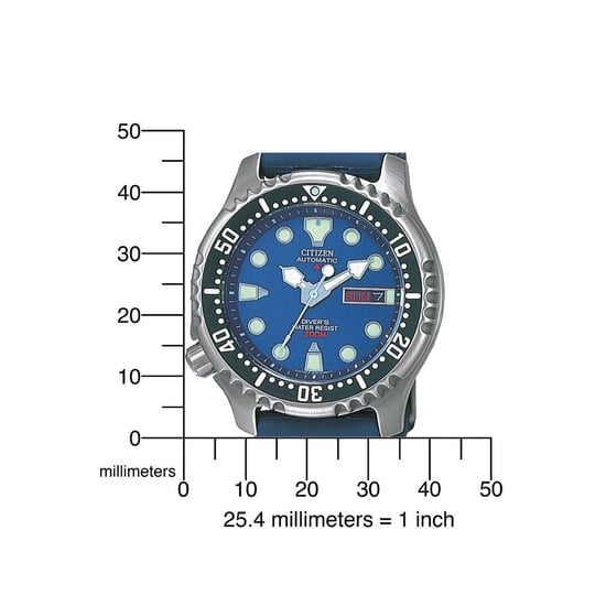 Citizen Promaster Marine Herren Blauuhr NY0040-17LE - Image 3