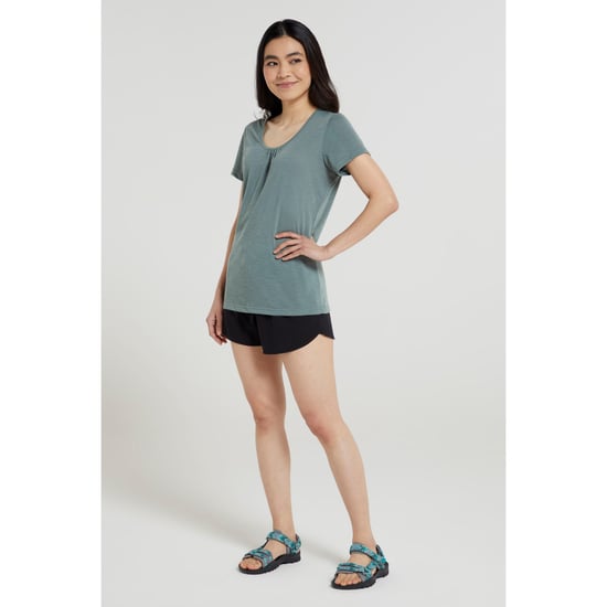 Mountain Warehouse Womens/Ladies Agra Quick Dry T-Shirt (Khaki Green)