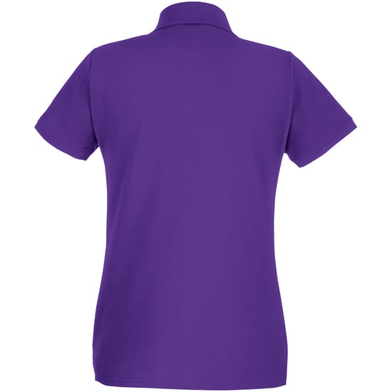 Fruit of the Loom - "Premium" Poloshirt für Damen kurzärmlig (Violett) - Image 2