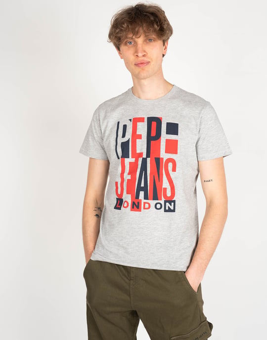 Pepe Jeans T-shirt Davy Men's Grey