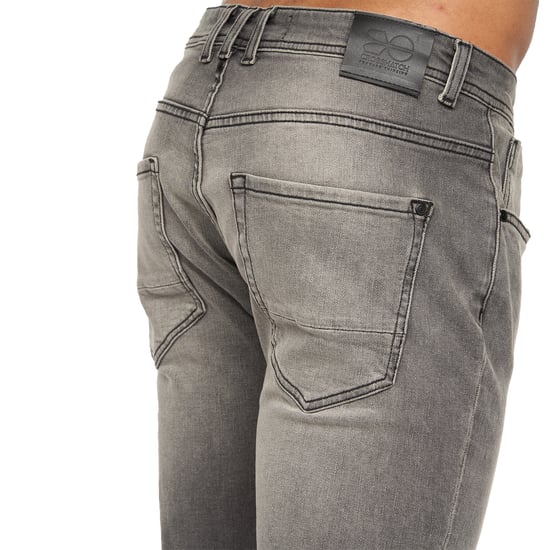 Crosshatch - "Malcolm" Jeans für Herren (Hellgraue Wäsche) - Image 5