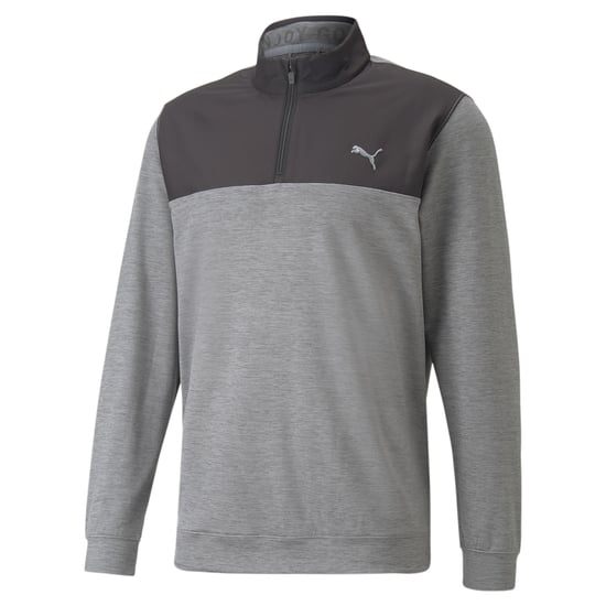 PUMA Herren Cloudspun Colourblock Viertel-Zip Golf Sweatshirt - Image 1