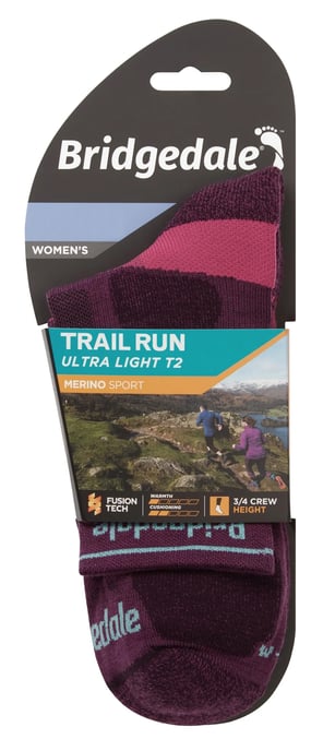 Bridgedale - Ultraleichte Merino-Socken für Damen - Zwetschge - Image 2