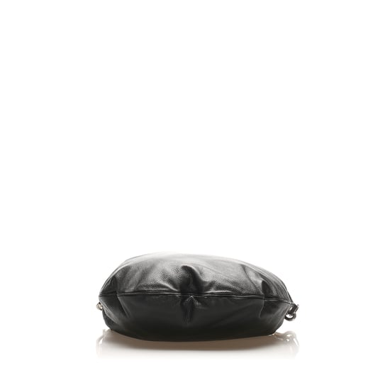 Vintage Gucci Leather Hobo Bag Black - Image 4