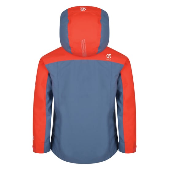Dare 2B - Veste imperméable AVAIL - Enfant (Gris / Orange foncé) - Image 2