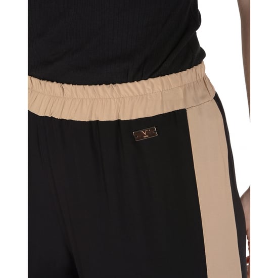 19V69 Italia Damen Pants Multicolor PANTALONE MONACO CAMMELLO NERO - Image 2