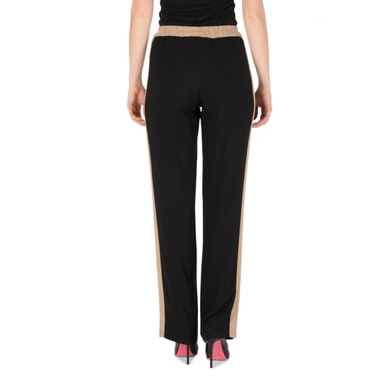 19V69 Italia Damen Pants Multicolor PANTALONE MONACO CAMMELLO NERO - Image 4