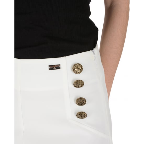 19V69 Italia Womens Pants White PANTALONE DOHA BIANCO