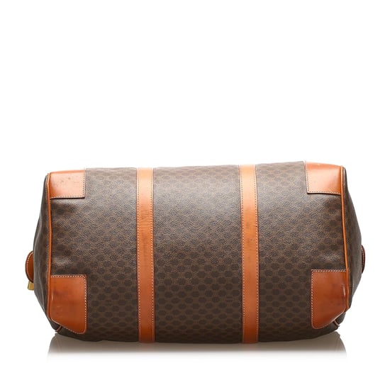 Vintage Celine Macadam Travel Bag Brown - Image 4