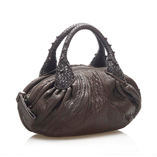 Vintage Fendi Spy Leather Handbag Brown - Image 2