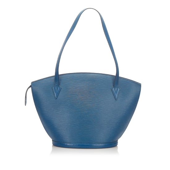 Vintage Louis Vuitton Epi Saint Jacques GM Long Strap Blue - Image 3