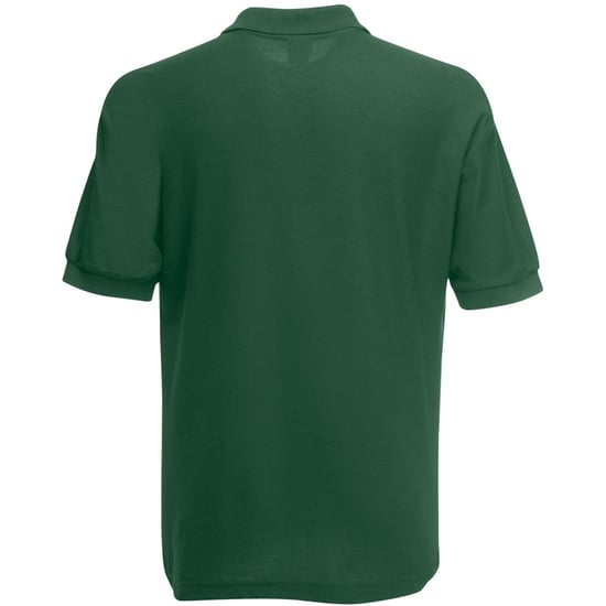 Fruit of the Loom - Poloshirt für Kinder kurzärmlig (Flaschengrün) - Image 2