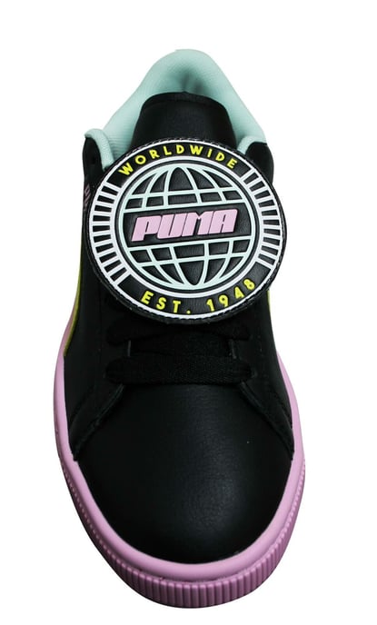 Puma Basket Badge TZ Womens Black Trainers