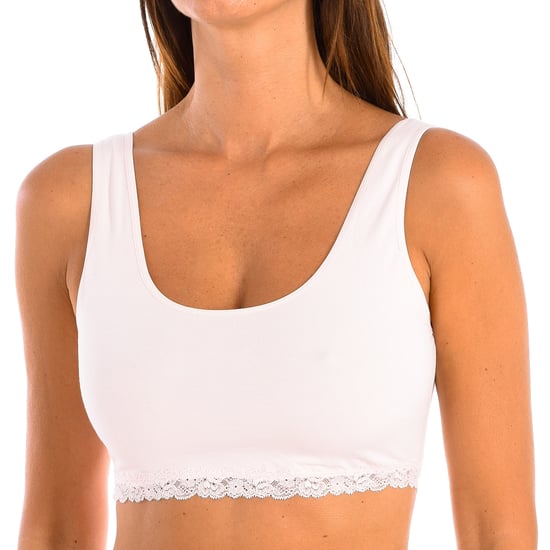 FRESH top with wide straps and elastic fabric 1032348 woman