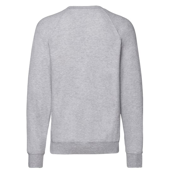 Fruit of the Loom - Sweatshirt für Herren/Damen Unisex Raglanärmel (Grau meliert) - Image 2
