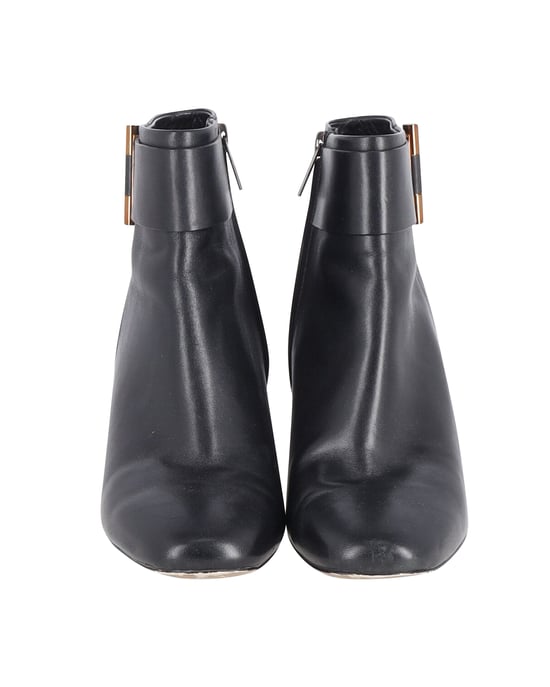 Michael Kors Gloria Stiefeletten aus schwarzem Leder - Image 3