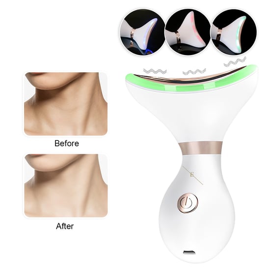 Hals & Kieferlinie Definer LED Anti-Ageing System ( weiß ) - Image 5
