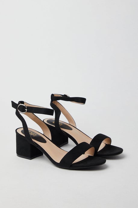 Tommi Barely There Mid Block Heel Sandals - Image 3