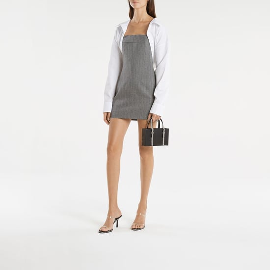 Bow Midi Handbag - Kara - Leather - Black