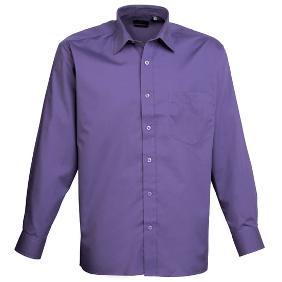 Premier - "Premier" Formelles Hemd für Herren Langärmlig (Violett) - Image 1