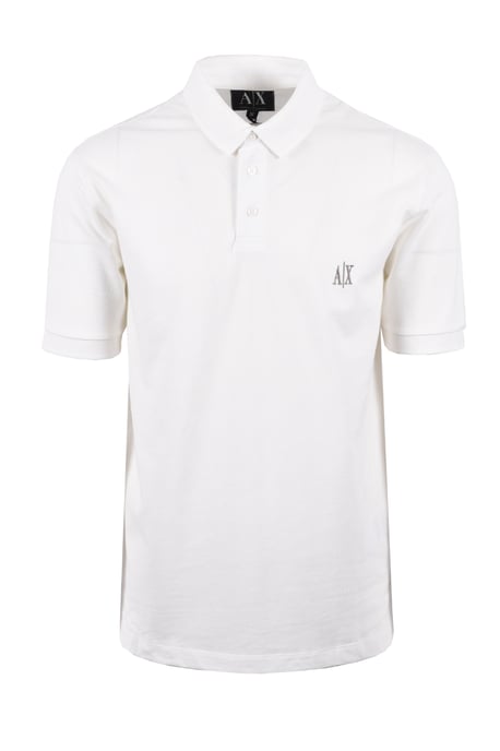 Armani Exchange Regular Poloshirt Off-White - Image 1