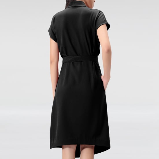 Cache-Coeur Kleid mit V-Ausschnitt - Image 2