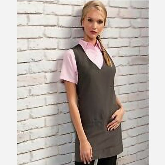 Premier Womens/Damen Wickel Tunic Schürze (Dunkelgrau) - Image 3
