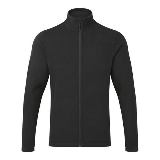 Premier Mens Recyclight Microfleece Full Zip Jacke (Schwarz) - Image 1