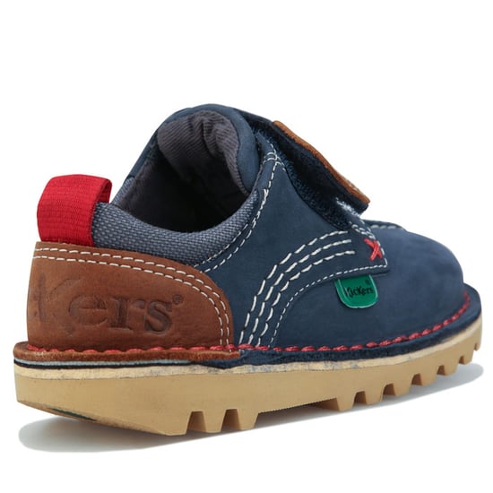 Boy's Kickers Infant Kick Lo Stroll Shoes in Blue
